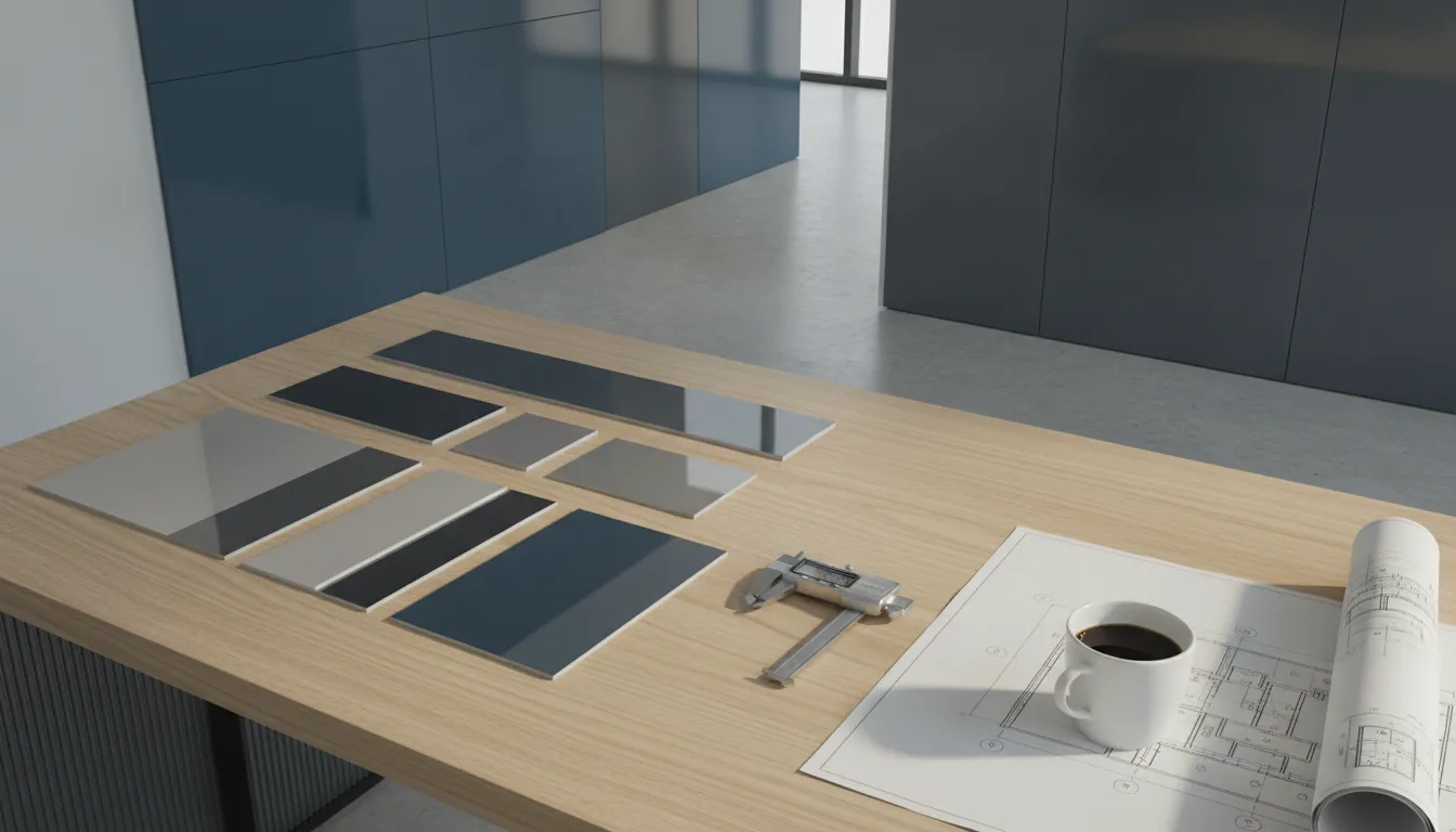 Acrylic vs PET High Gloss Film: The Engineer's Guide to Cabinet Manufacturing