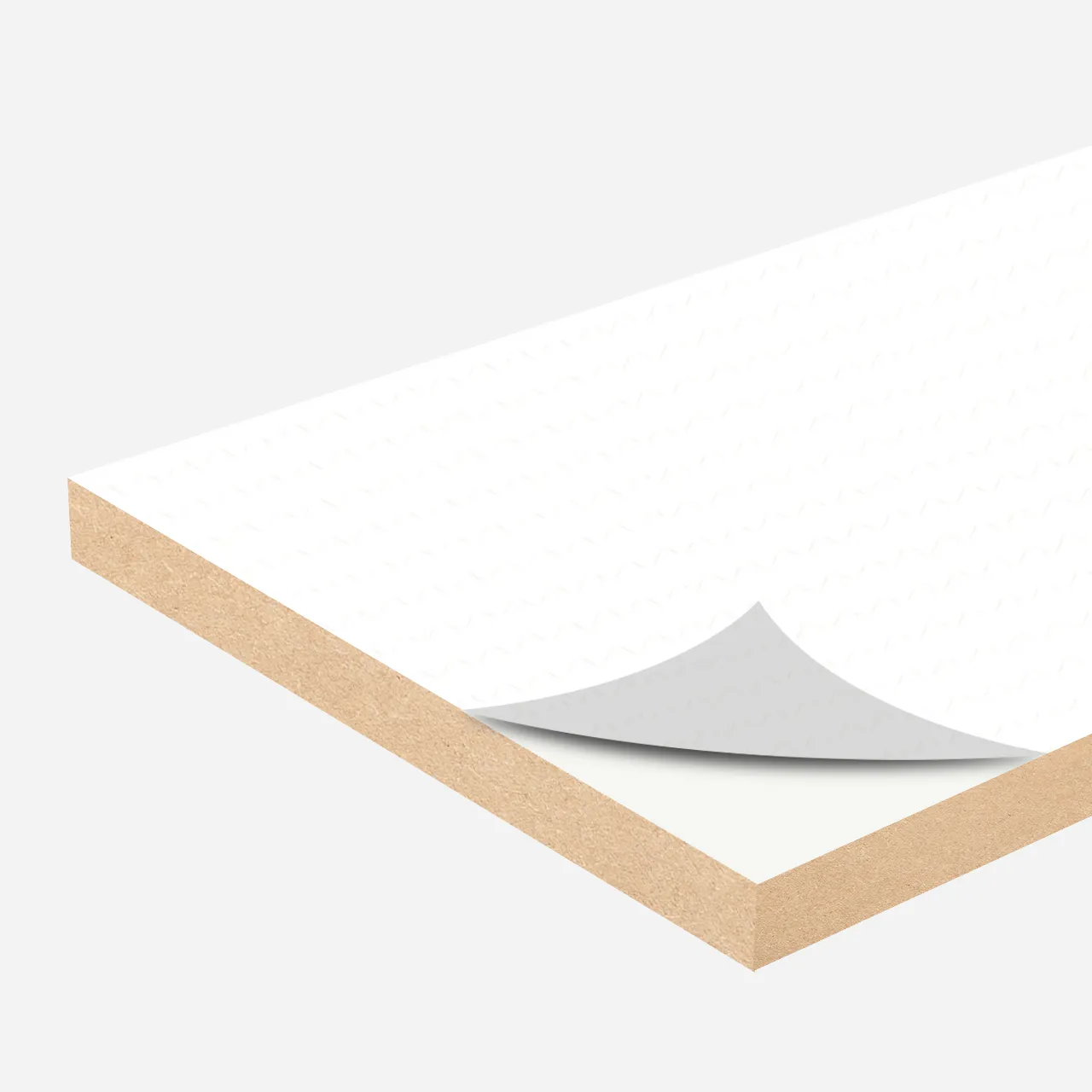 WellP PET Film Roll - Check Pattern White