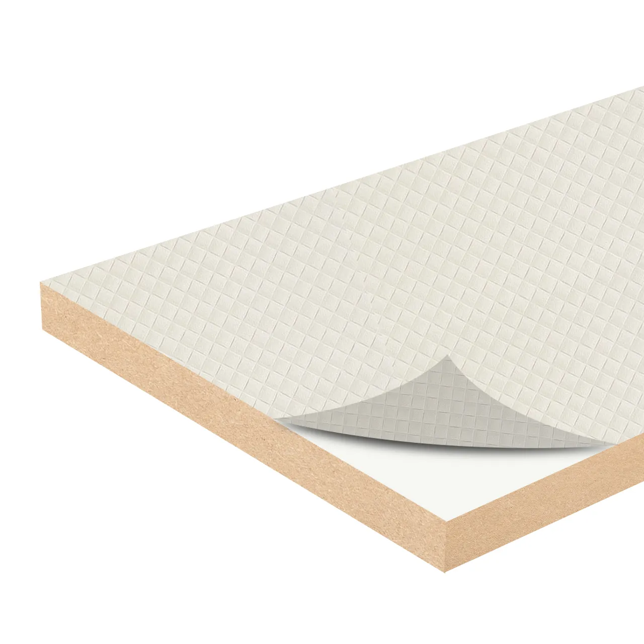 WellP PET Film Roll - Check Pattern Cream