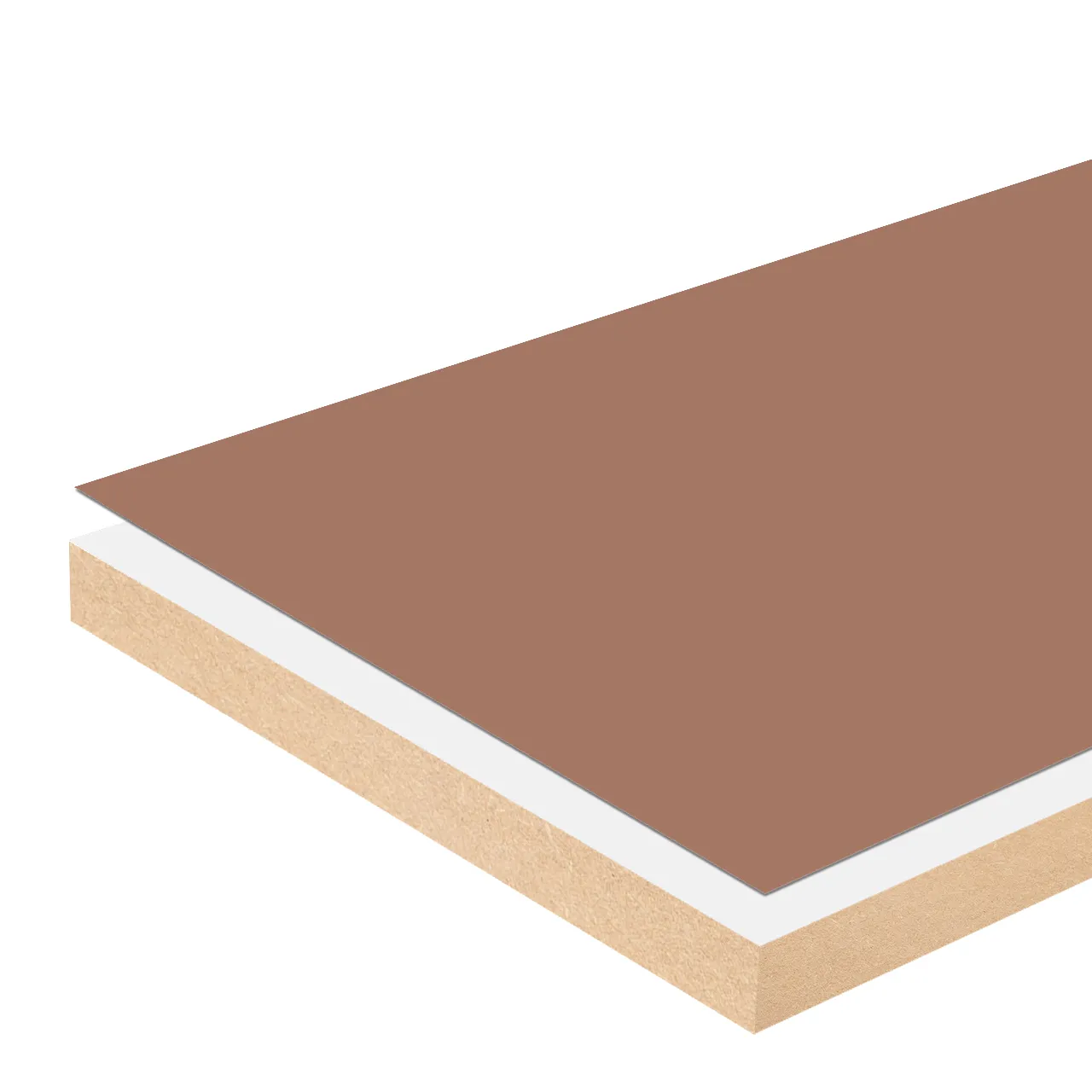 WellP PET Film Sheet -  Warm Chestnut Orange