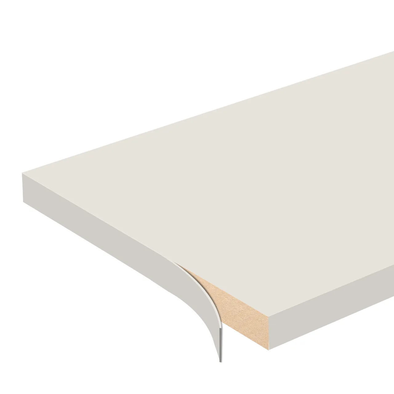 WellP ABS Edge Banding - Shell White