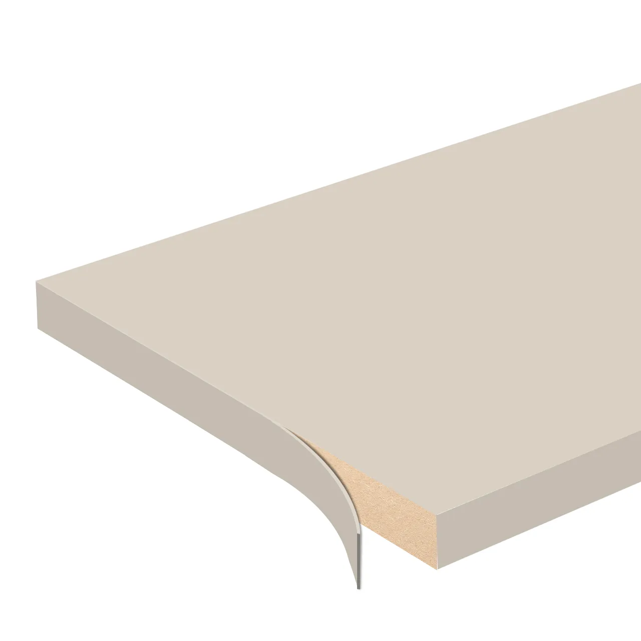 WellP ABS Edge Banding - Creamy Beige