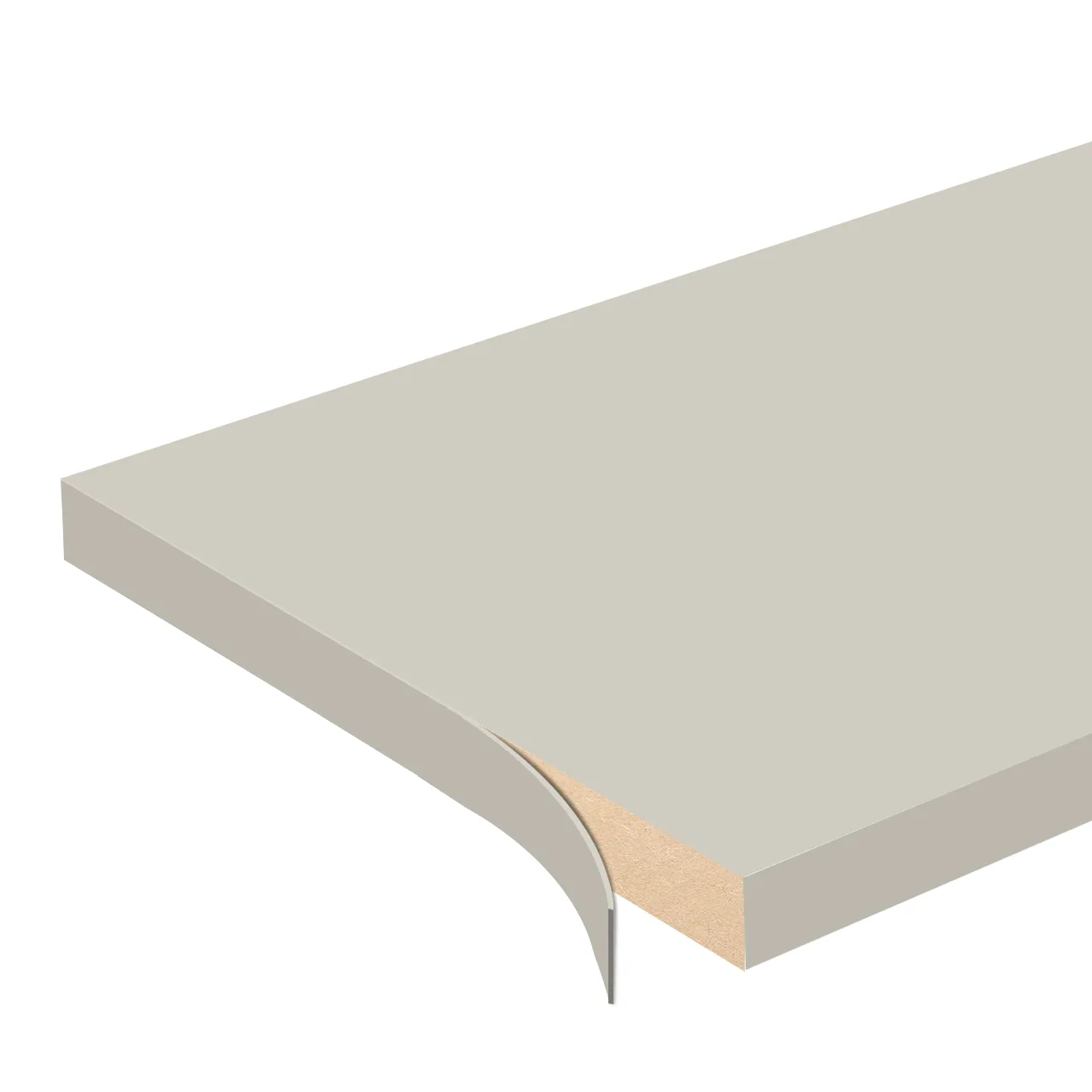 WellP ABS Edge Banding - Wind Bell Gray