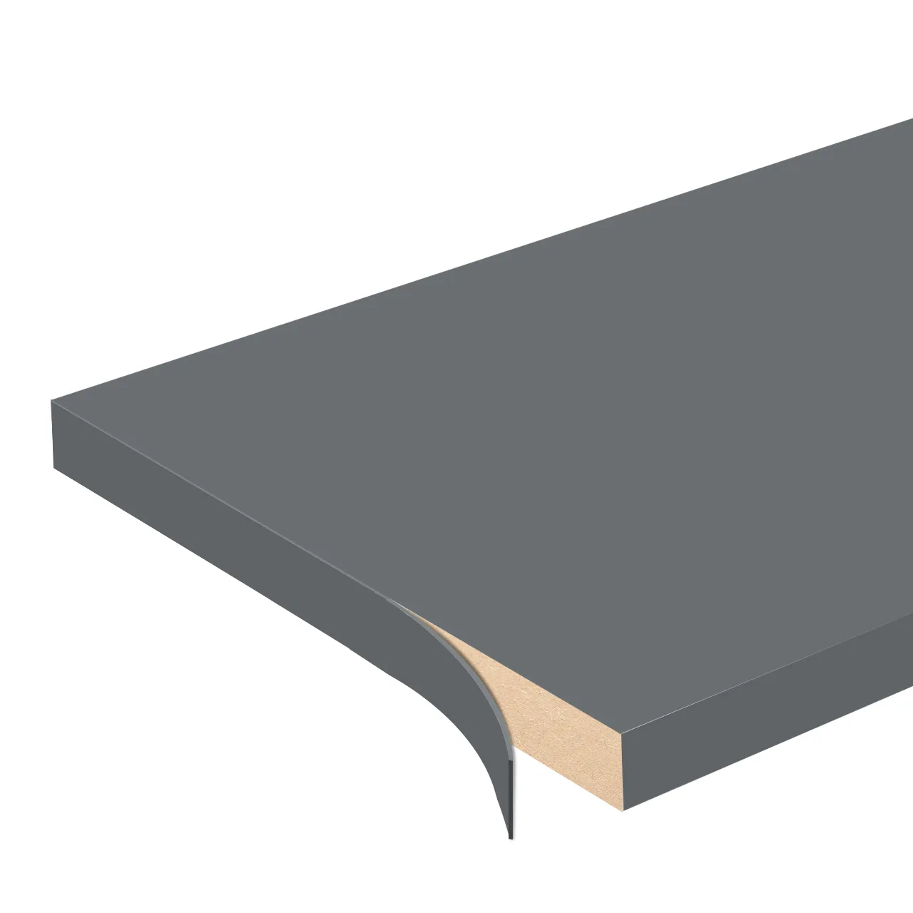 WellP ABS Edge Banding - Jeju Gray