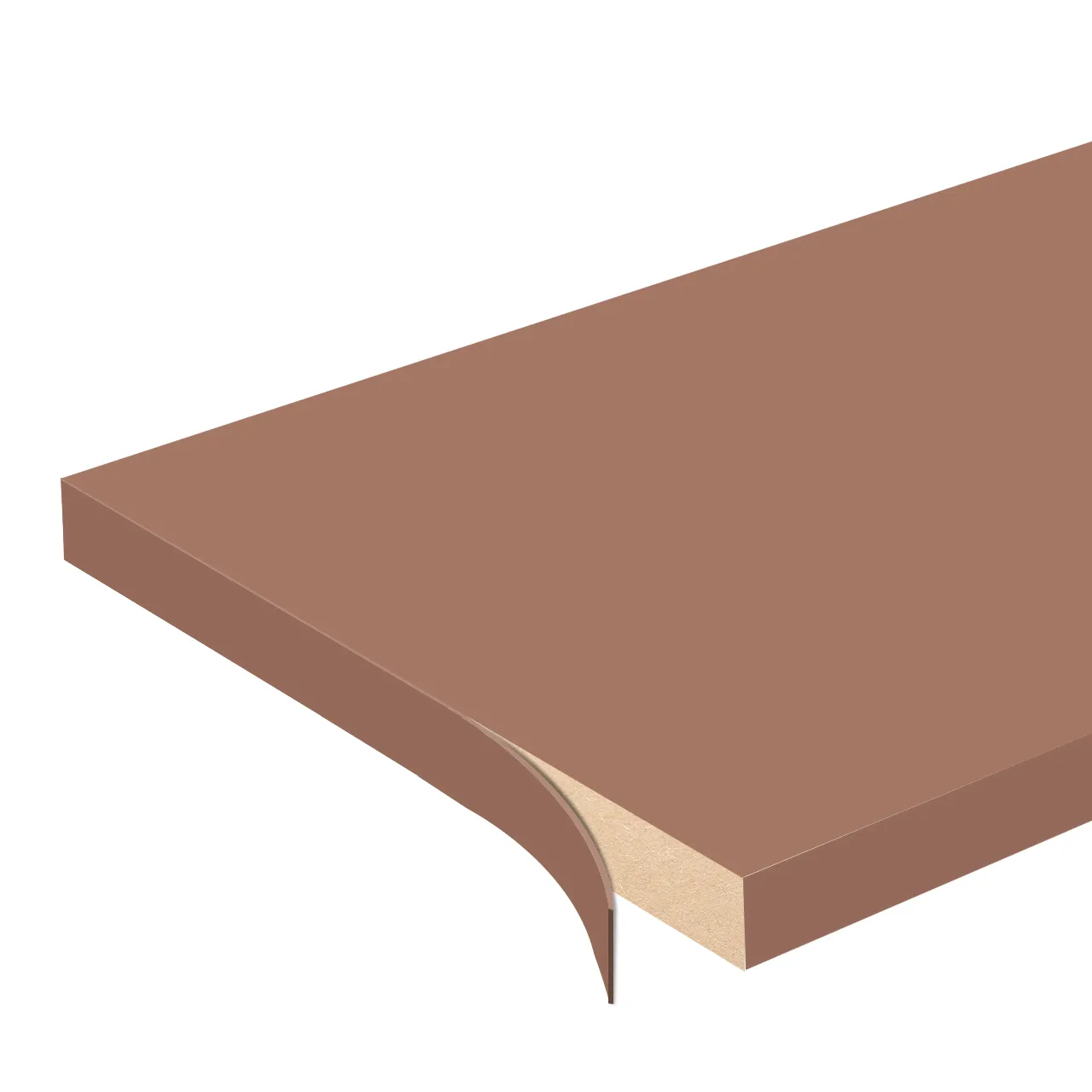 WellP ABS Edge Banding - Warm Chestnut Orange