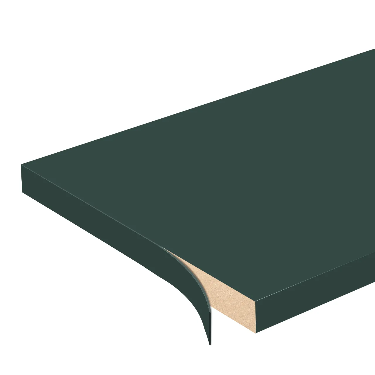 WellP ABS Edge Banding - Pine Forest Green