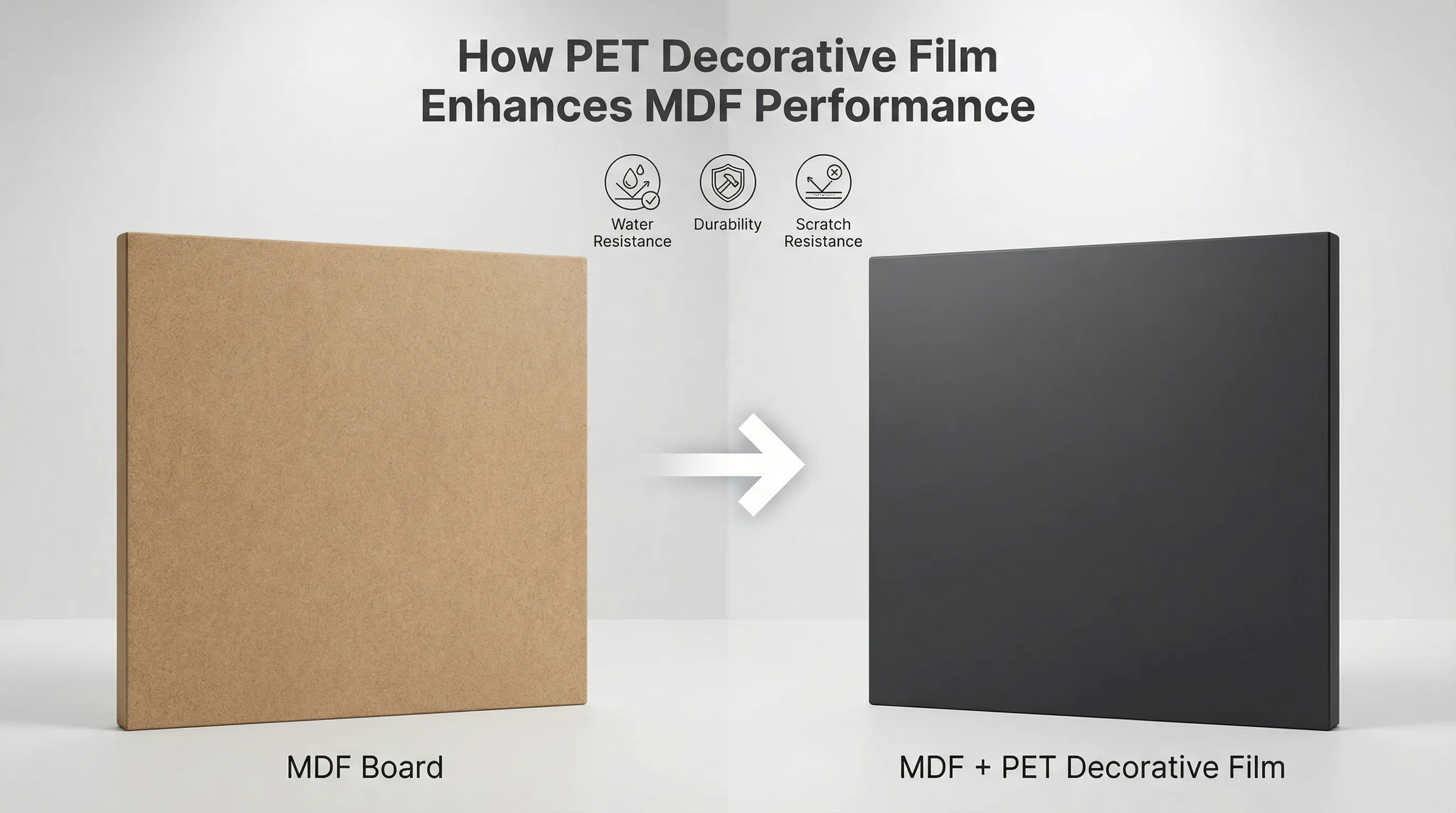 How PET Decorative Film Enhances MDF Performance