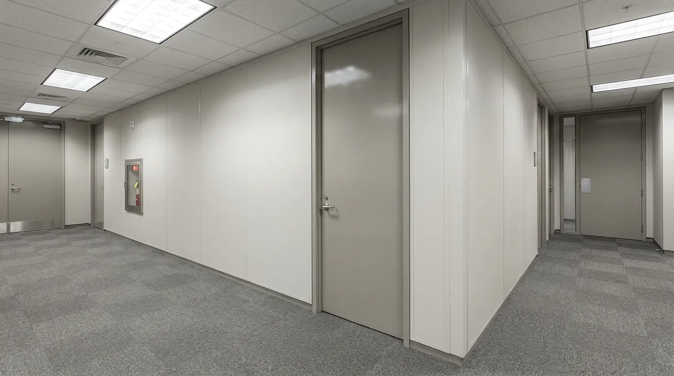 PVC Film Interior Doors for Commercial Spaces