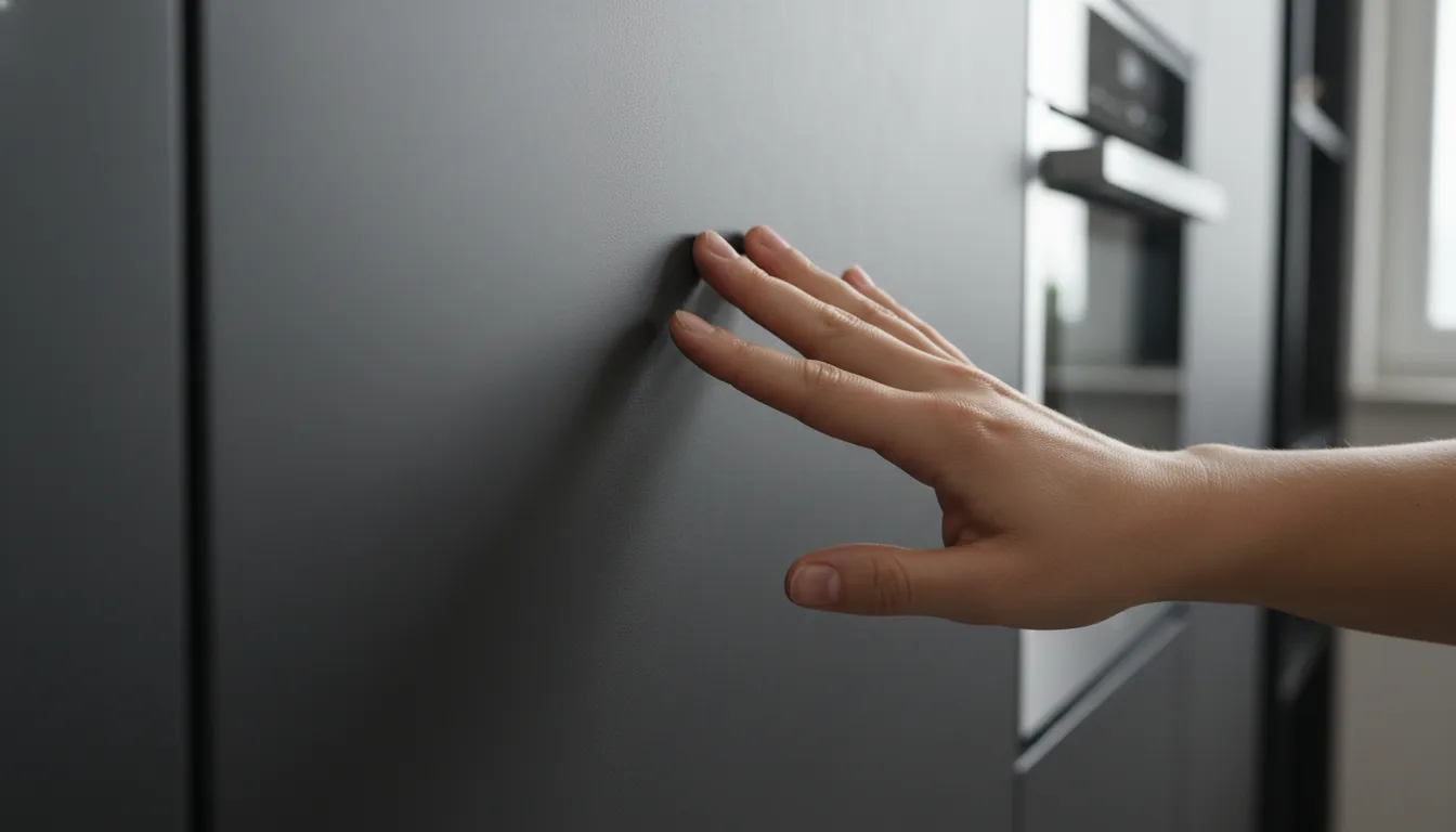 WellP luxurious matte PET cabinet panel