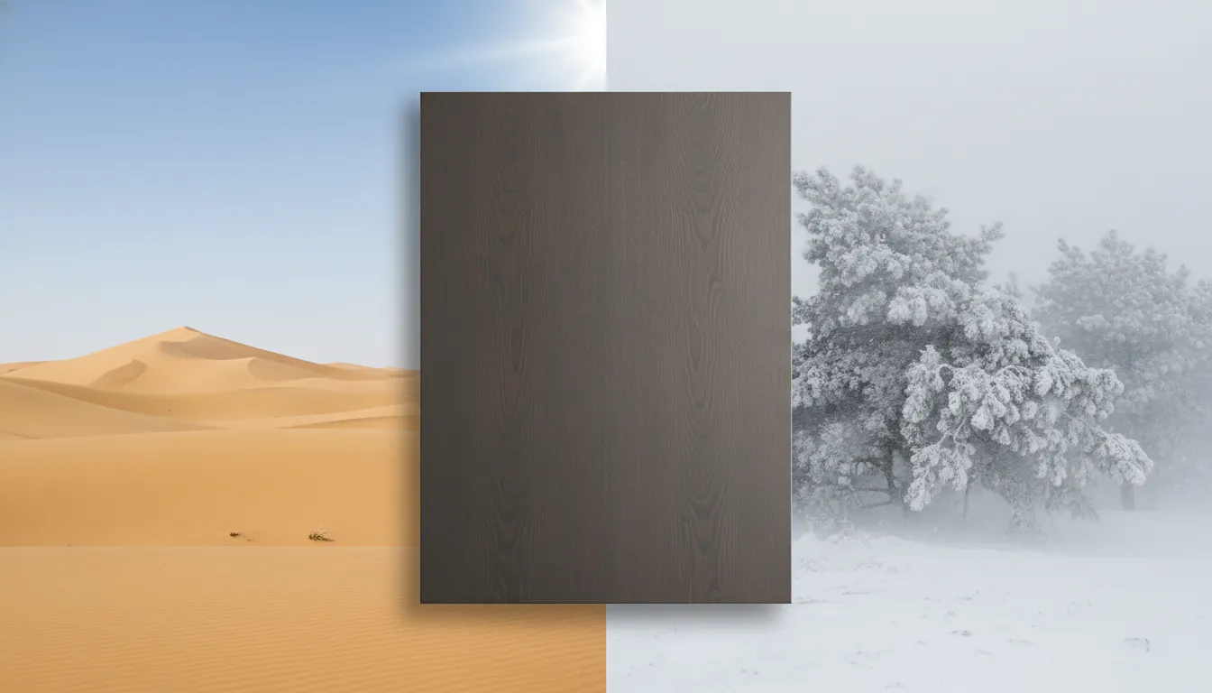 Cross-Climatic Material Performance: Weatherability Testing of Engineered Panels in Extreme Environments (Dubai vs. Moscow)