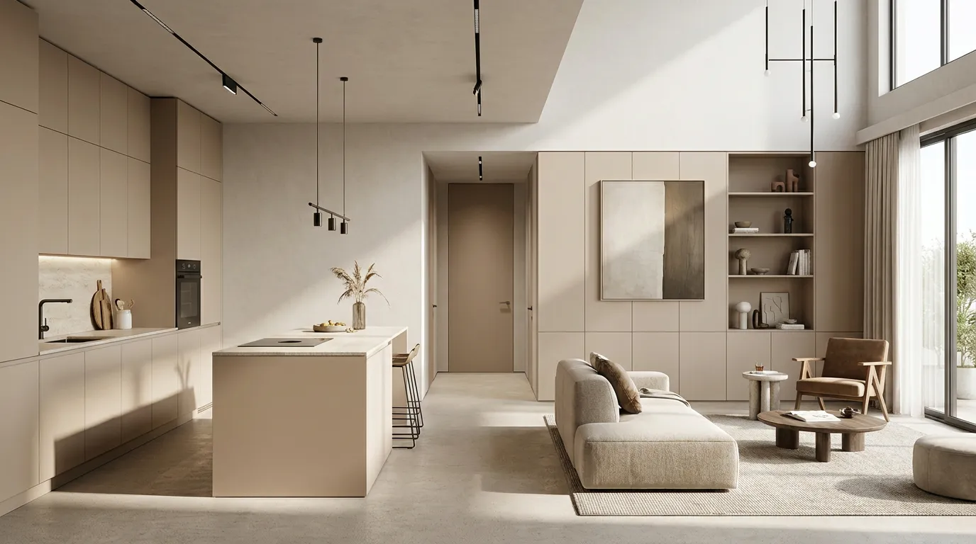 Coordinating Wardrobes, Doors, and Wall Panels with PET Film