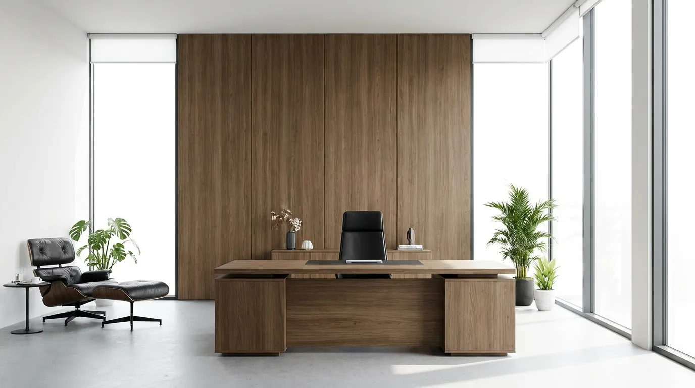 Modern kitchen design utilizing sustainable decorative surfaces and circular design materials