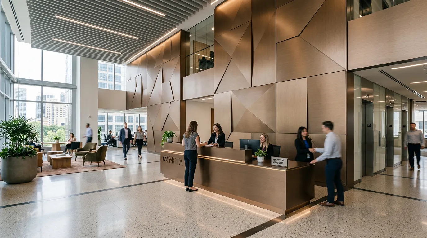 The Architecture of Reflection: Specifying Standardized Metallic Textures for Commercial Interiors